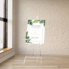 CLEAR ACRYLIC EASEL | TRIPOD | DISPLAY | ART