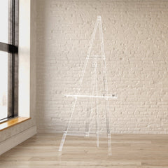 CLEAR ACRYLIC EASEL | TRIPOD | DISPLAY | ART - Laser Art MTL